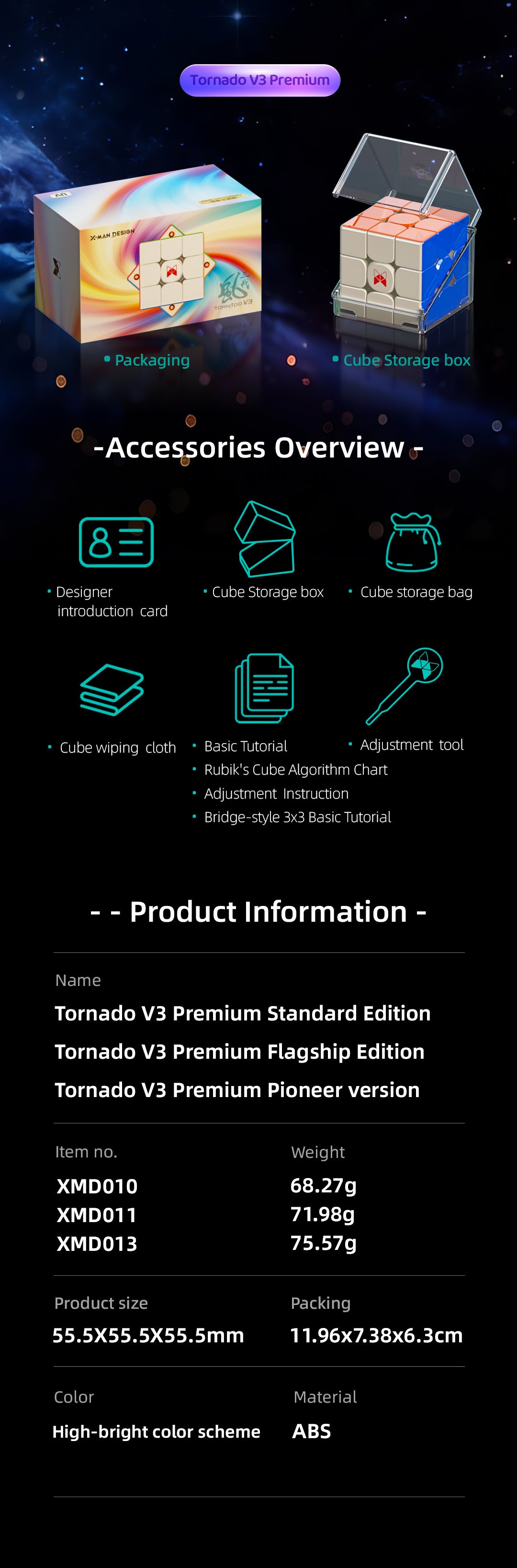 Qiyi X-Man Design Tornado V3 Premium