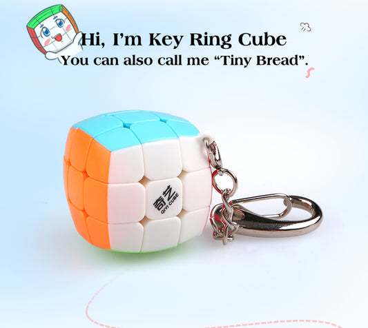 Qiyi Pillowed 3x3 Keychain