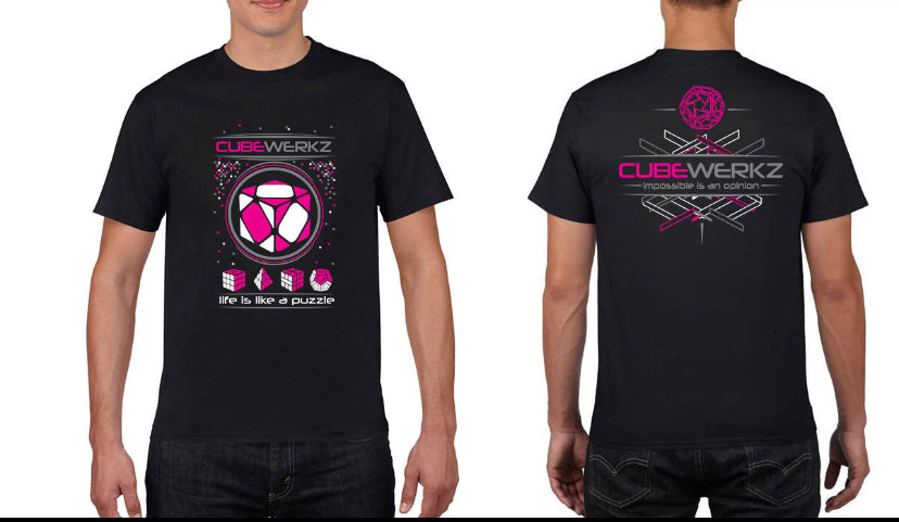 Cubewerkz T-Shirt Skewb V1 (Pink)