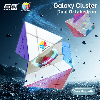 Diansheng Galaxy Cluster Dual Octahedron (core magnetic)