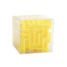 Money Maze Puzzle Box Yellow