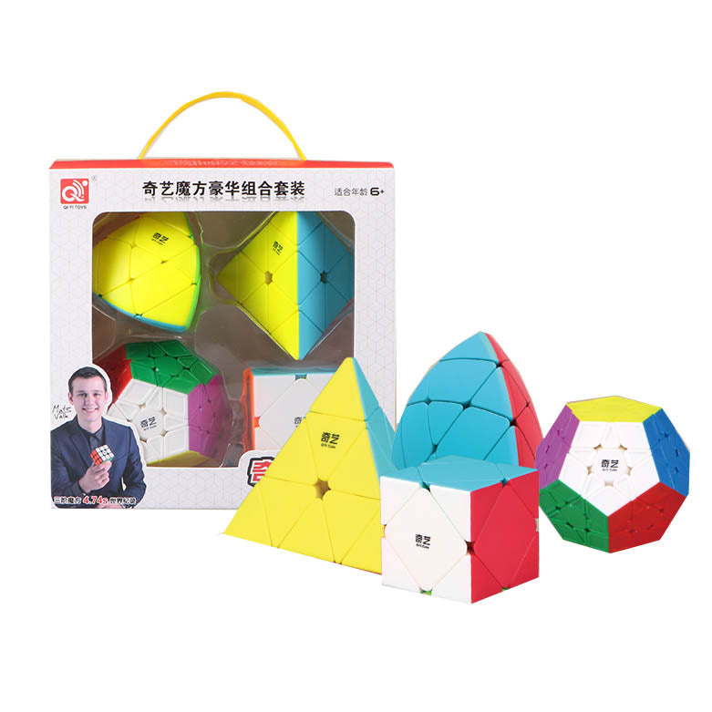 Qiyi Cube Set( Pyra, Megaminx, Skewb, Mastermorphix )