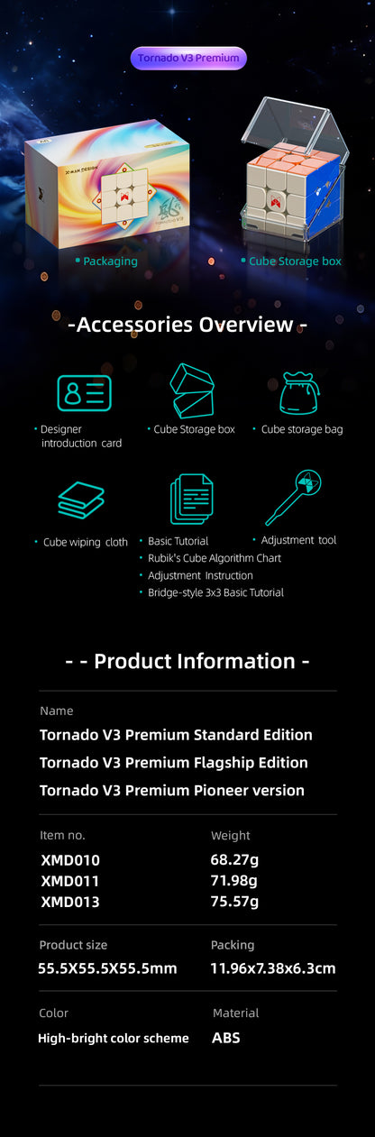 Qiyi X-Man Design Tornado V3 Premium