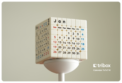 tribox Calendar 7x7x7 Magnetic
