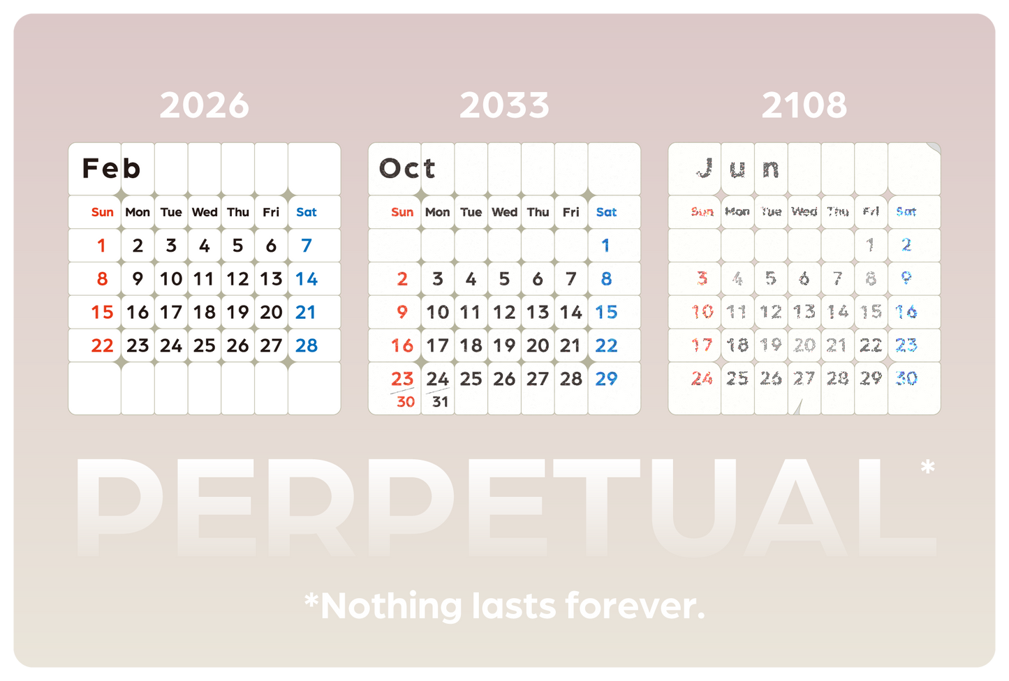 tribox Calendar 7x7x7 Magnetic