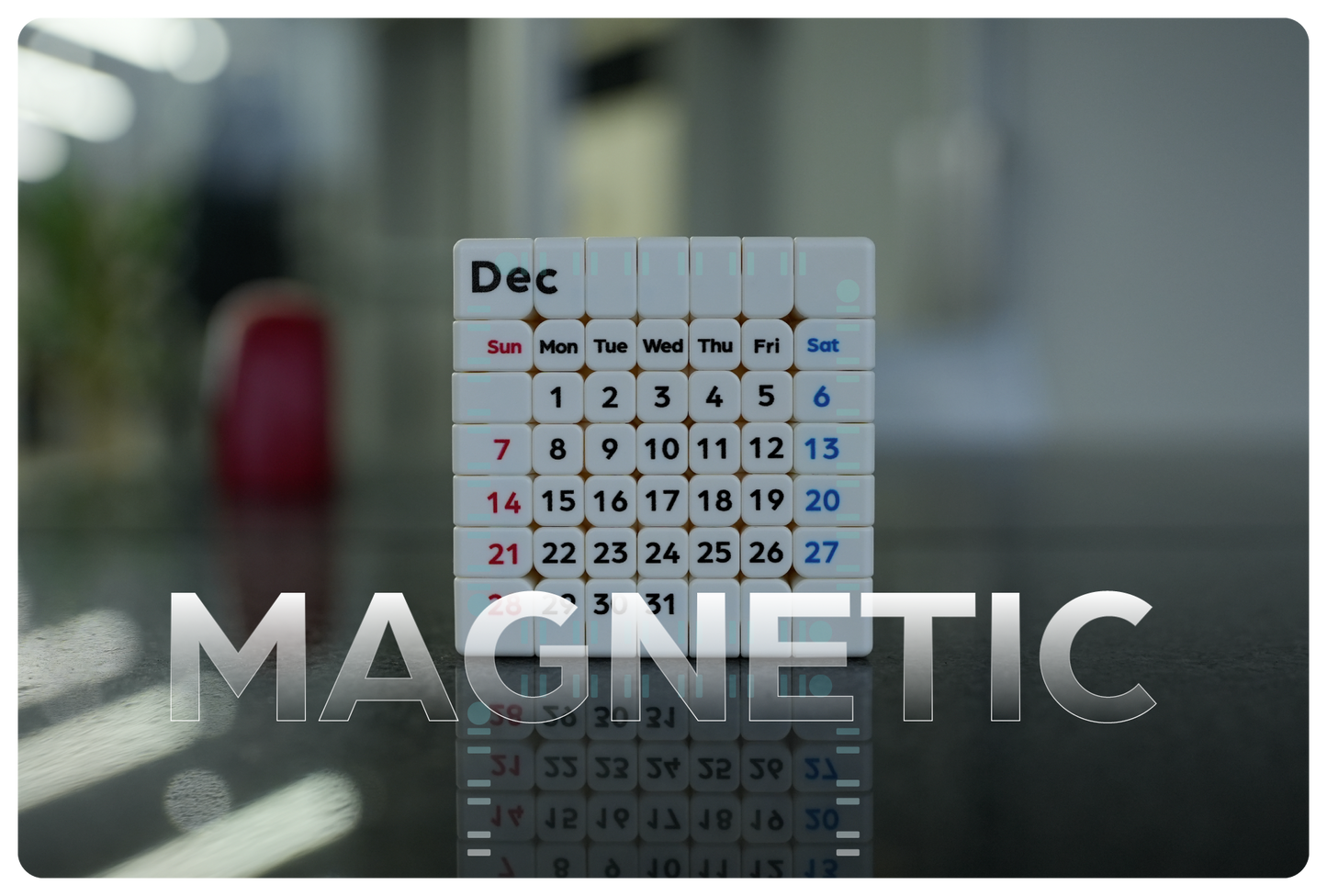 tribox Calendar 7x7x7 Magnetic