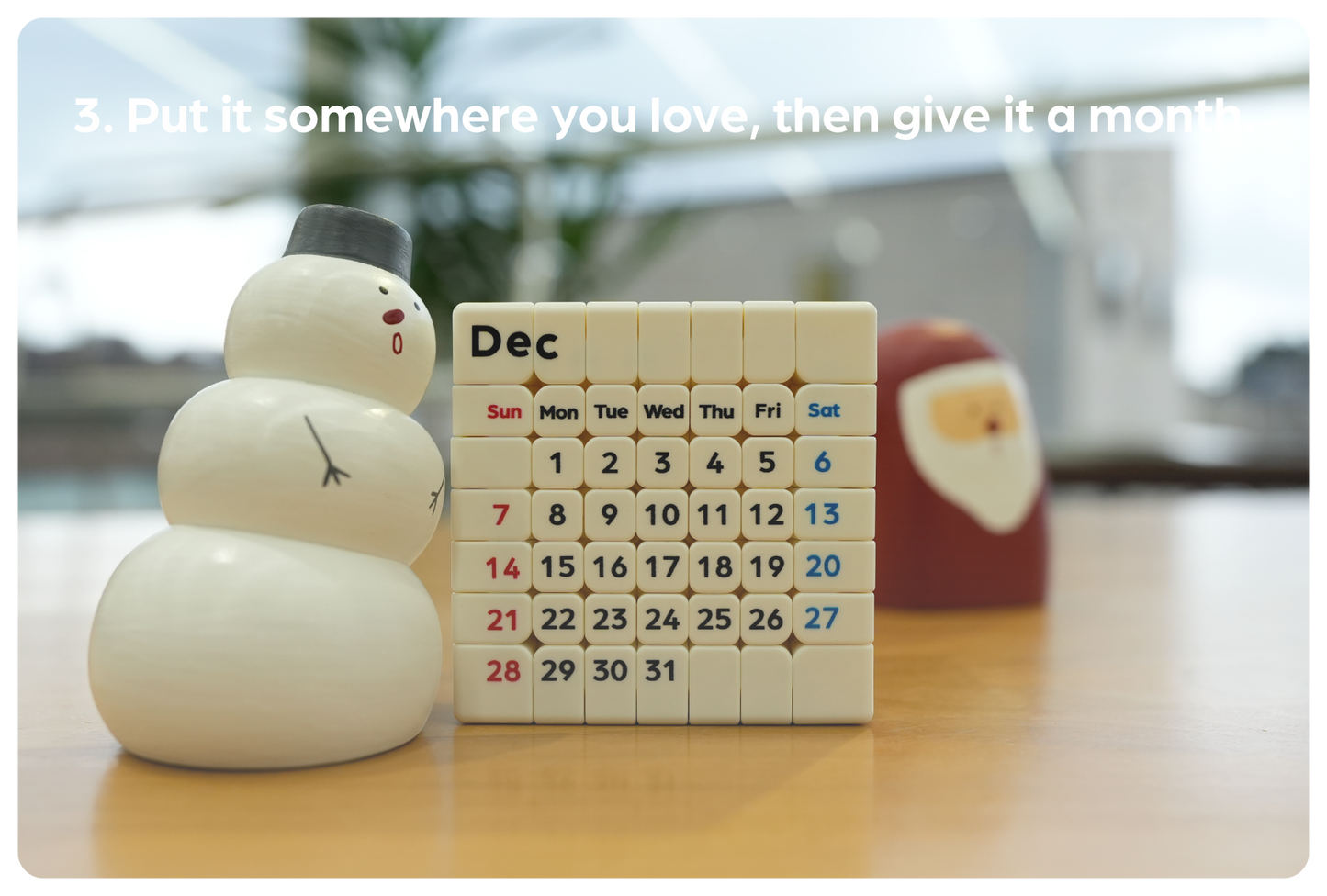 tribox Calendar 7x7x7 Magnetic