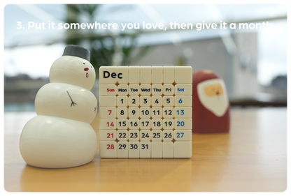 tribox Calendar 7x7x7 Magnetic