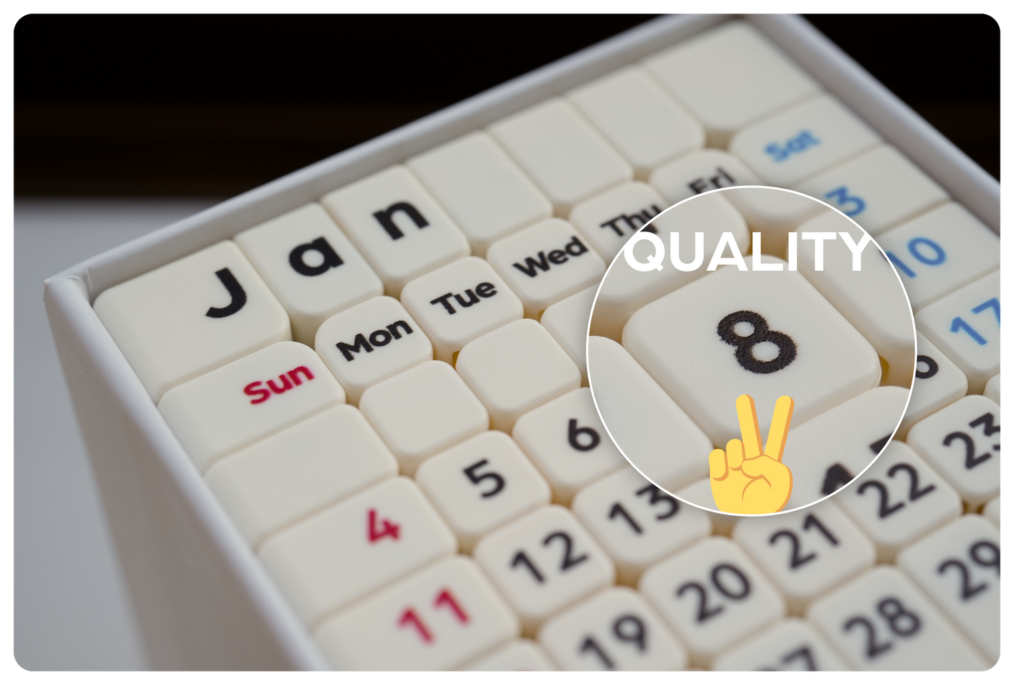 tribox Calendar 7x7x7 Magnetic
