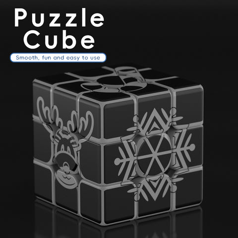 Ziina Star Christmas Cube 3x3x3 (glow in the dark)