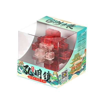 Qiyi Kongming Lock (coloured transparent)