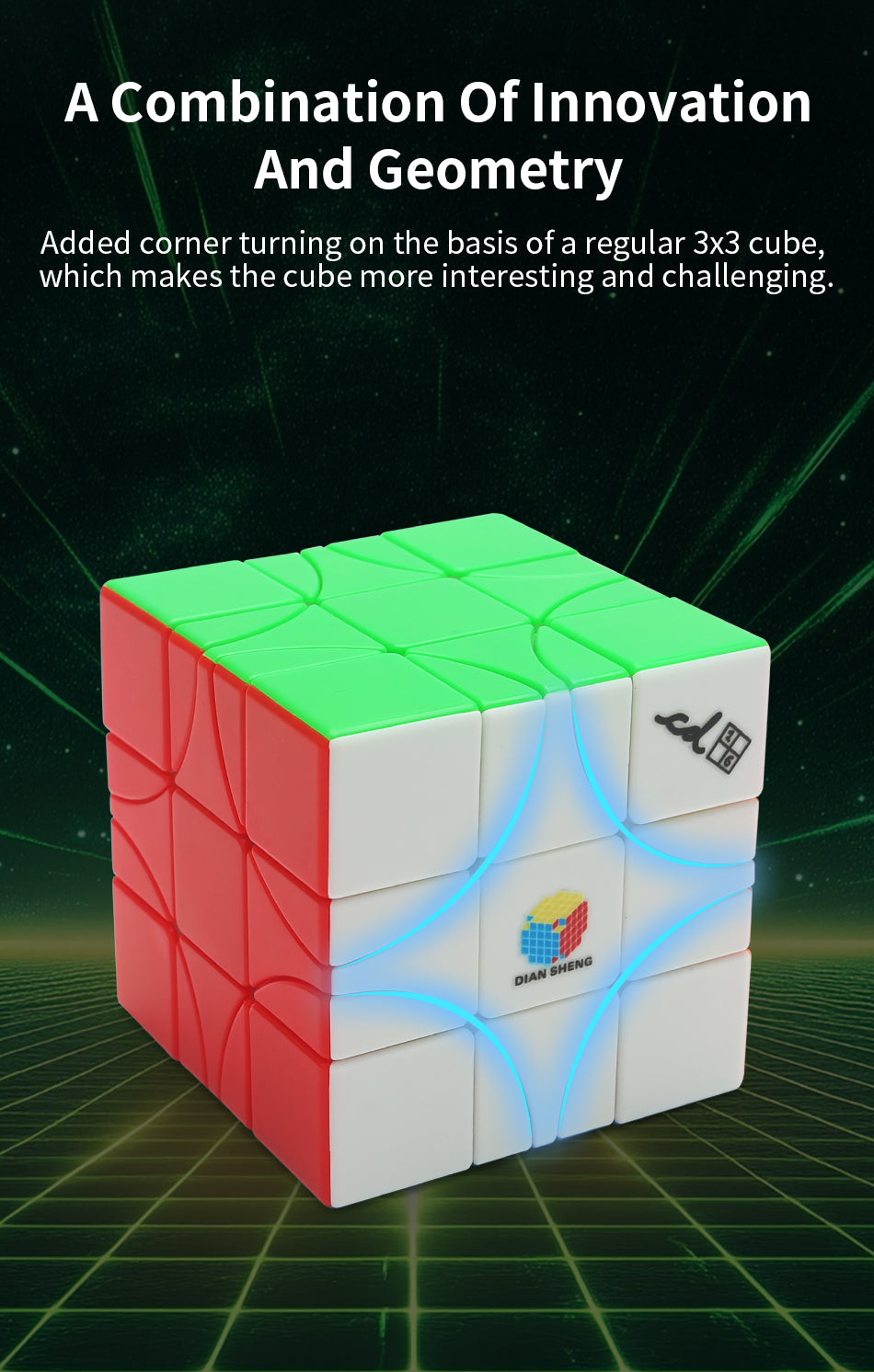 Diansheng Galaxy Cluster Corner-Turning 3x3 Cube (core magnetic)