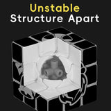 Ziina Star Christmas Cube 3x3x3 (glow in the dark)