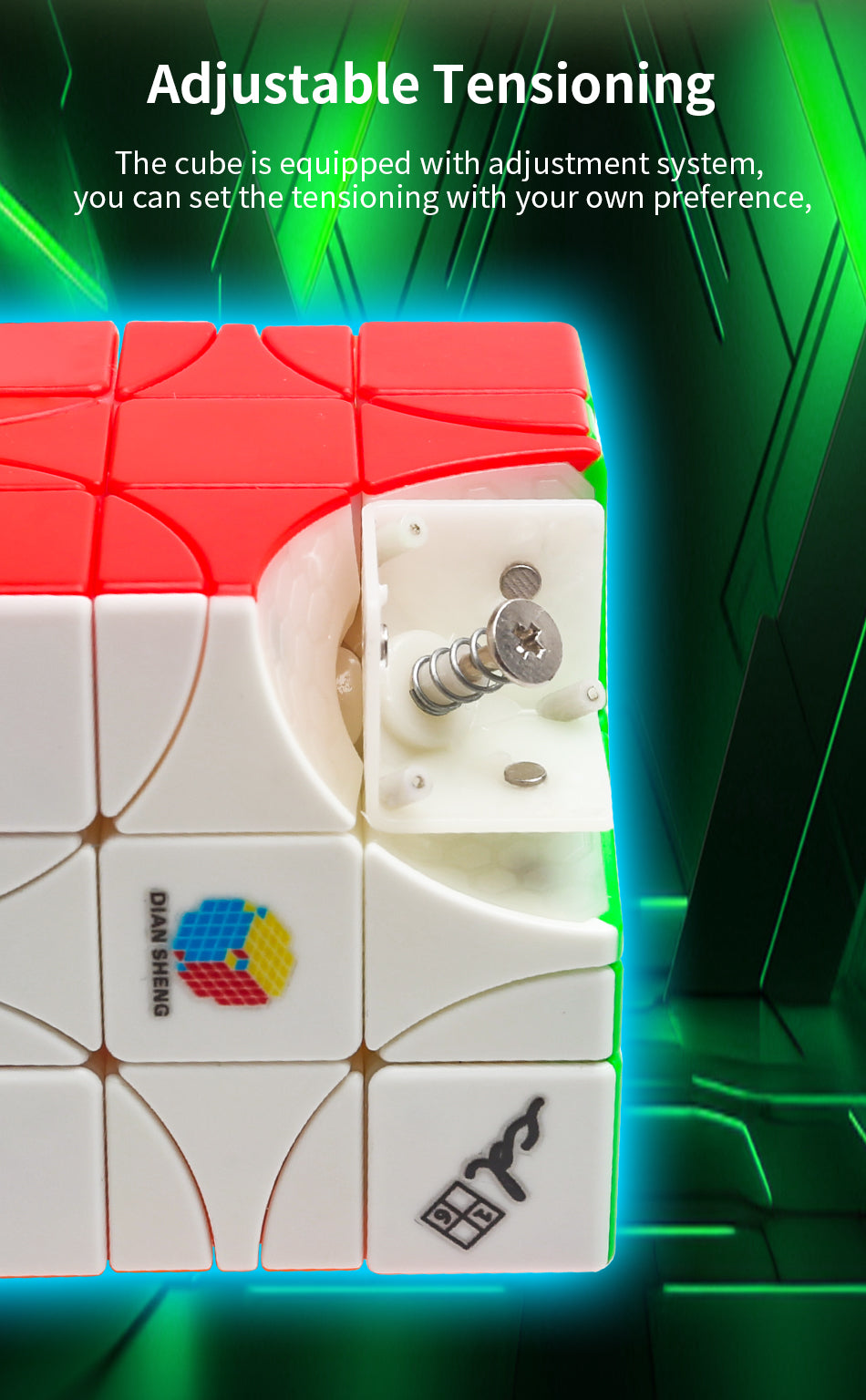 Diansheng Galaxy Cluster Corner-Turning 3x3 Cube (core magnetic)