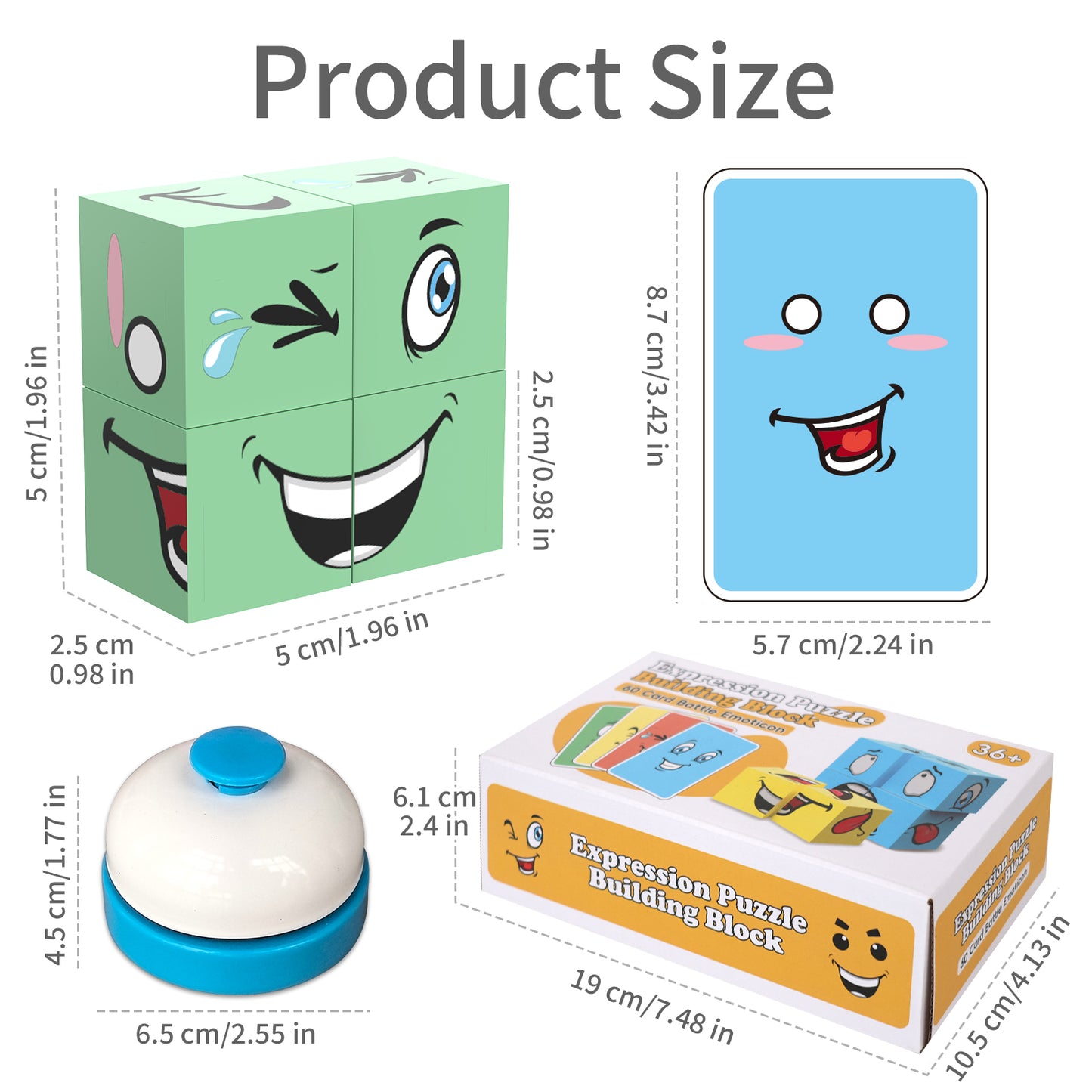 Ziina Expression Puzzle Building Block Game