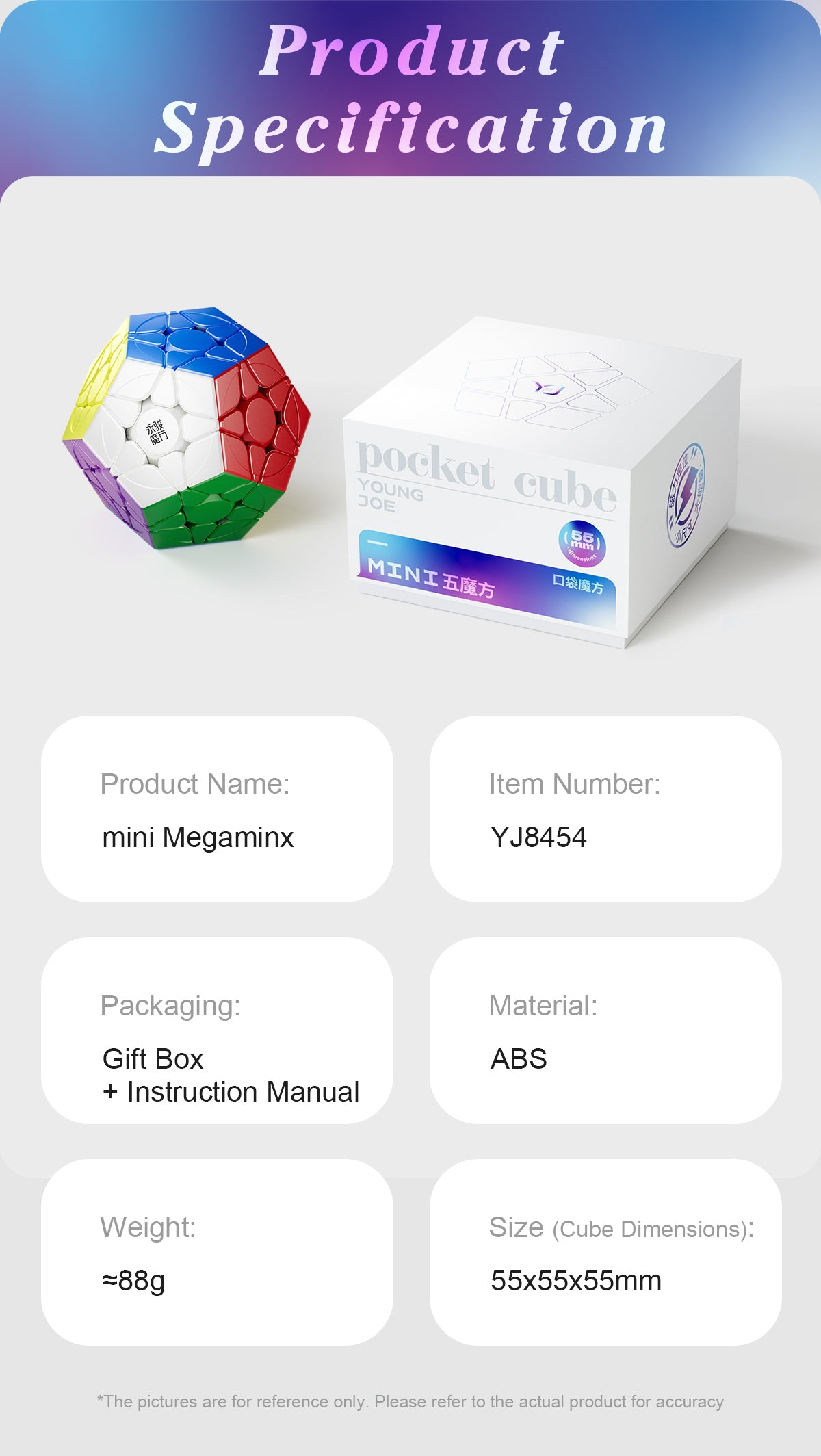 YJ Pocket Mini Megaminx Ball Core