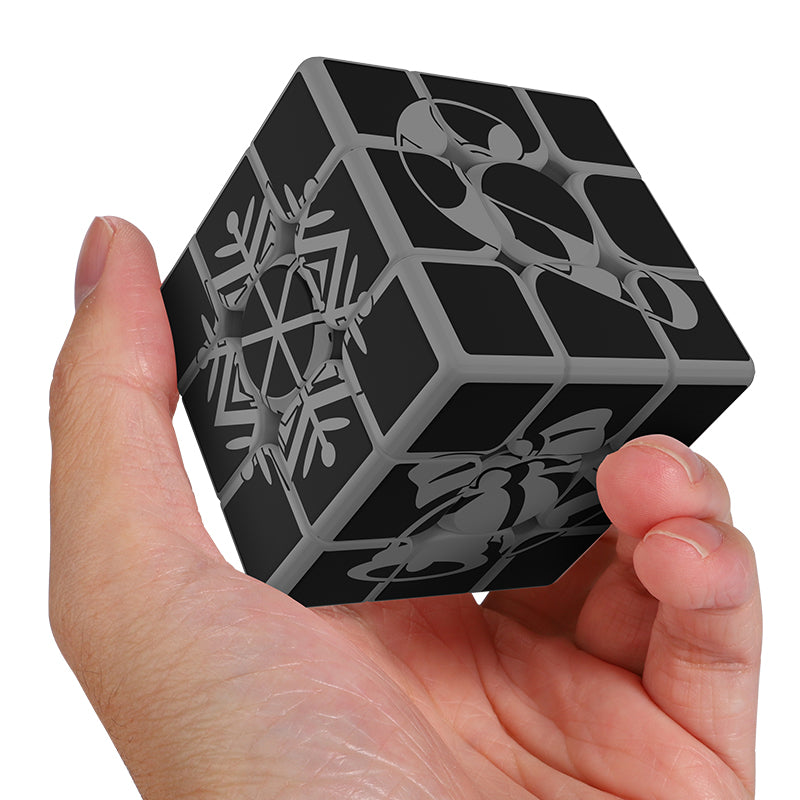 Ziina Star Christmas Cube 3x3x3 (glow in the dark)