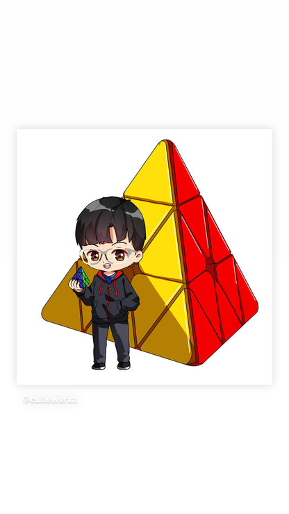 Cubewerkz Sponsored Cubers anime