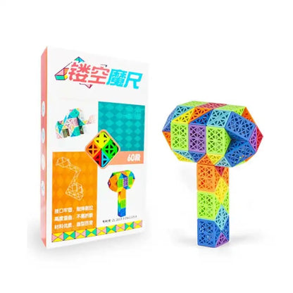 Diansheng Hollow Magic Ruler 60 segment