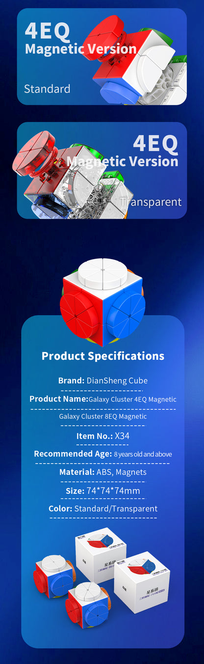Diansheng Galaxy Cluster 2x2 Magic Wheel