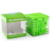 Money Maze Puzzle Box Green