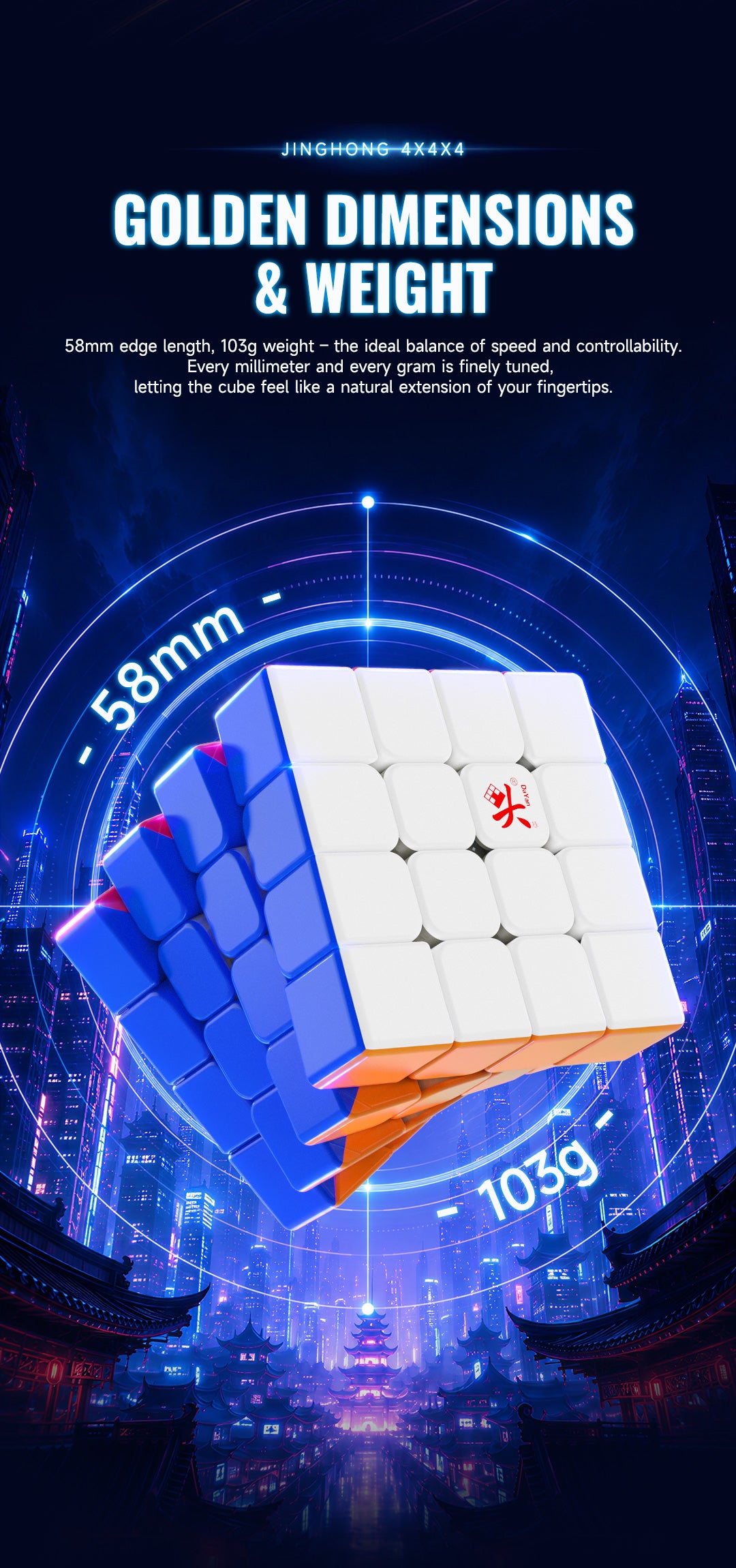 Dayan Jinghong 4x4 (core magnetic)