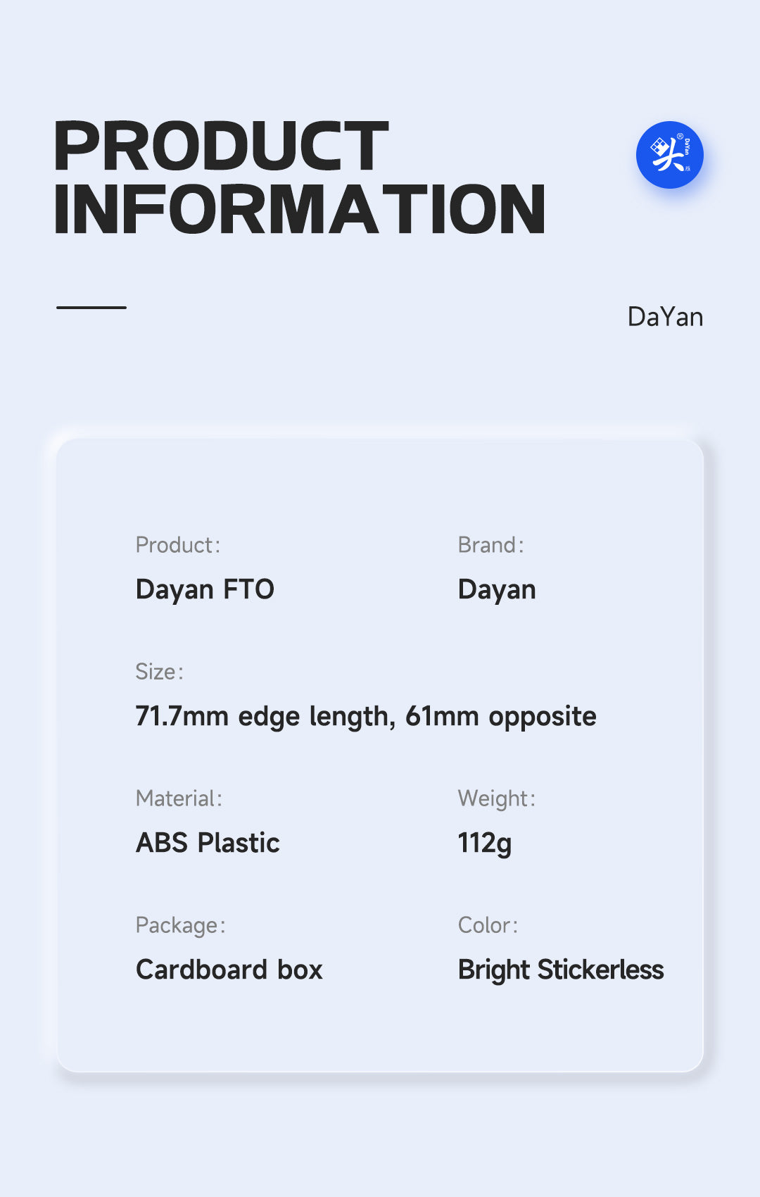 Dayan FTO Magnetic