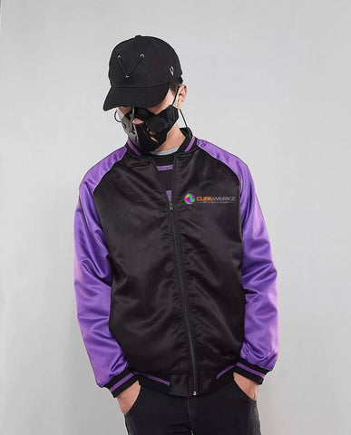 Cubewerkz Jacket - black with purple sleeves