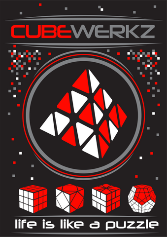 Cubewerkz T-Shirt Pyraminx V1 (red)