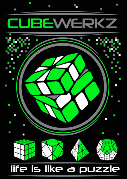 Cubewerkz T-Shirt Square-1 V1 (green)