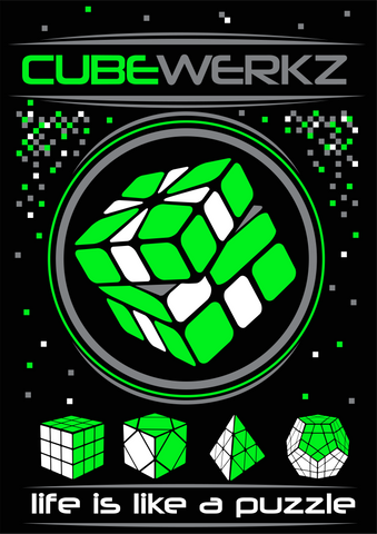 Cubewerkz T-Shirt Square-1 V1 (green)