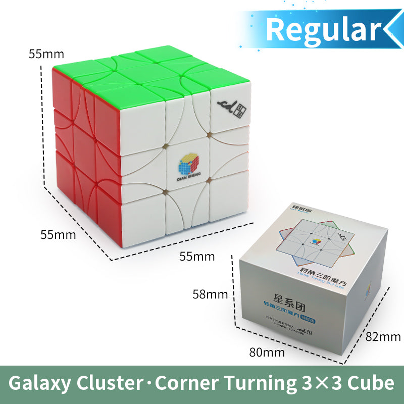 Diansheng Galaxy Cluster Corner-Turning 3x3 Cube (core magnetic)