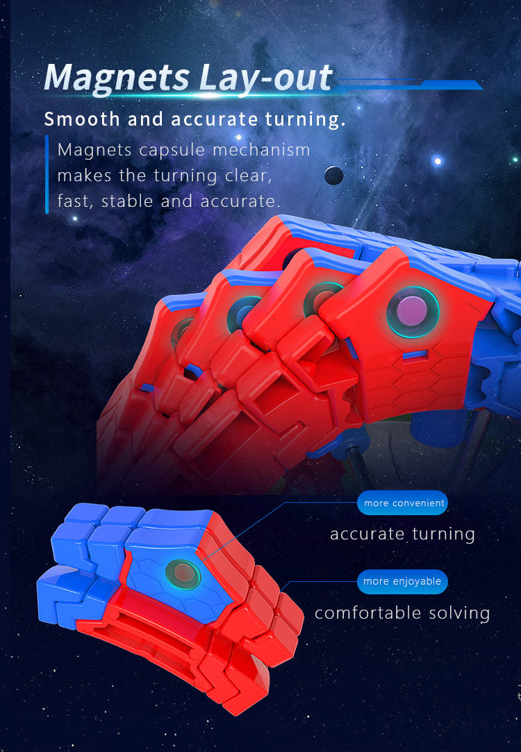 Diansheng Galaxy Magnetic Teraminx