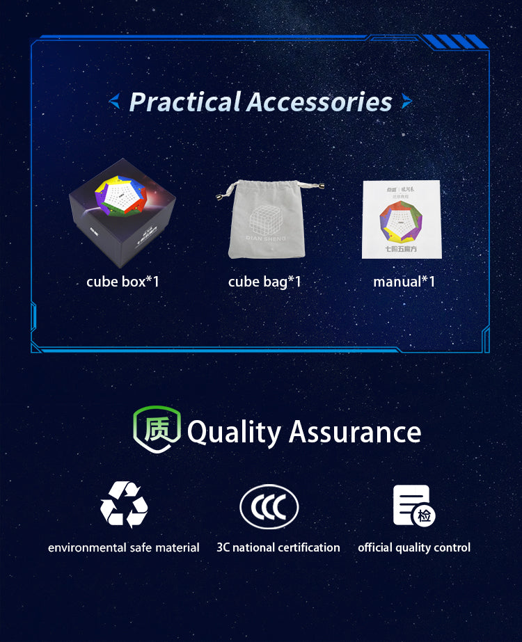 Diansheng Galaxy Magnetic Teraminx