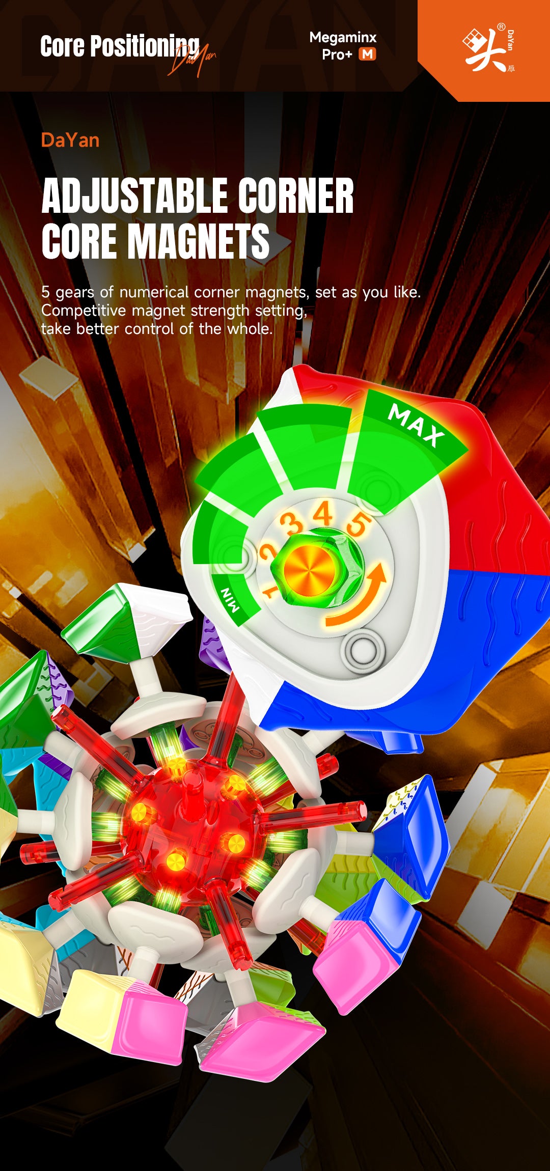 Dayan Megaminx Pro+ M