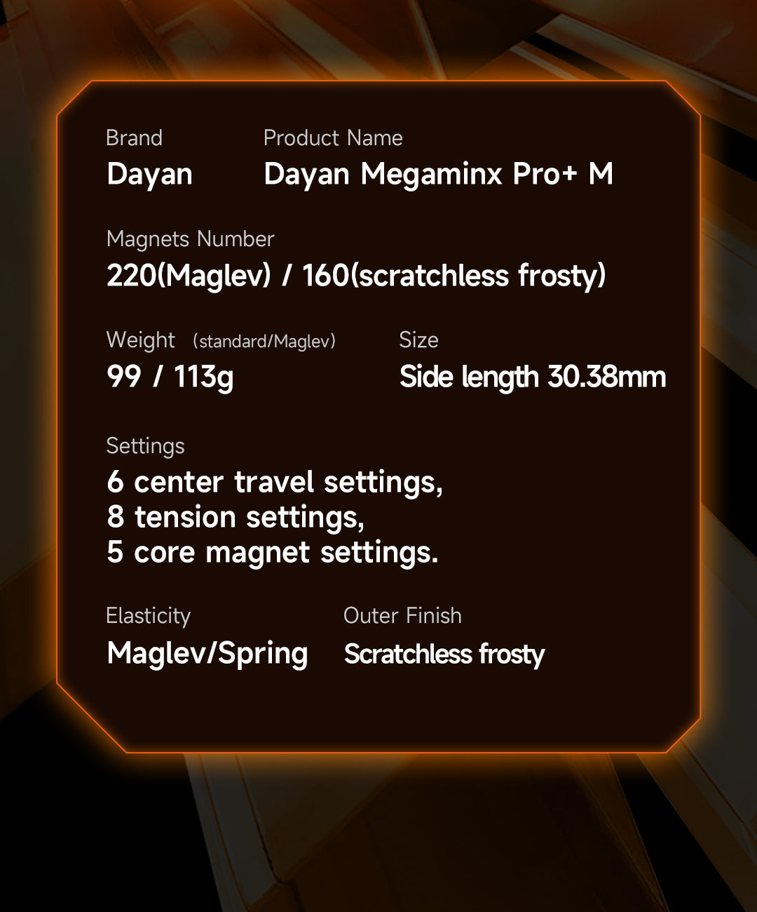 Dayan Megaminx Pro+ M