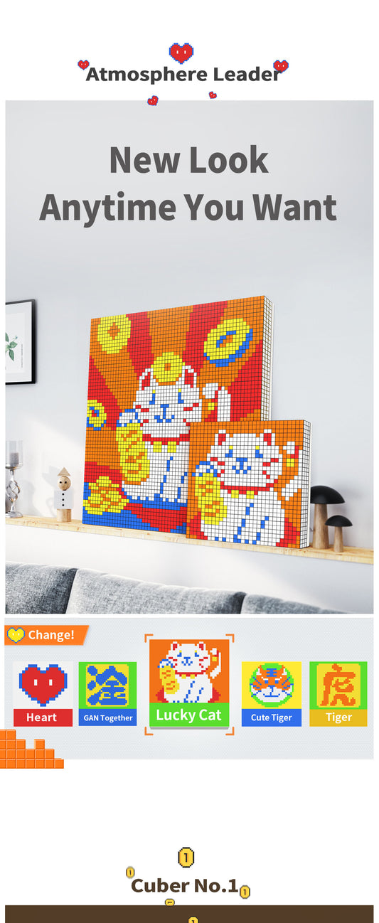 Gan Mosaic Cube 10x10