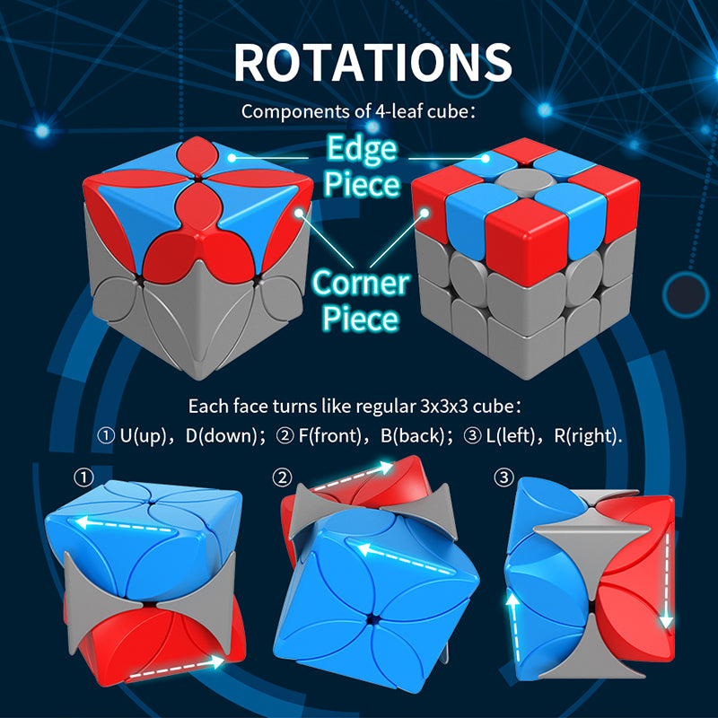 Meilong Four Leaf Clover Cube