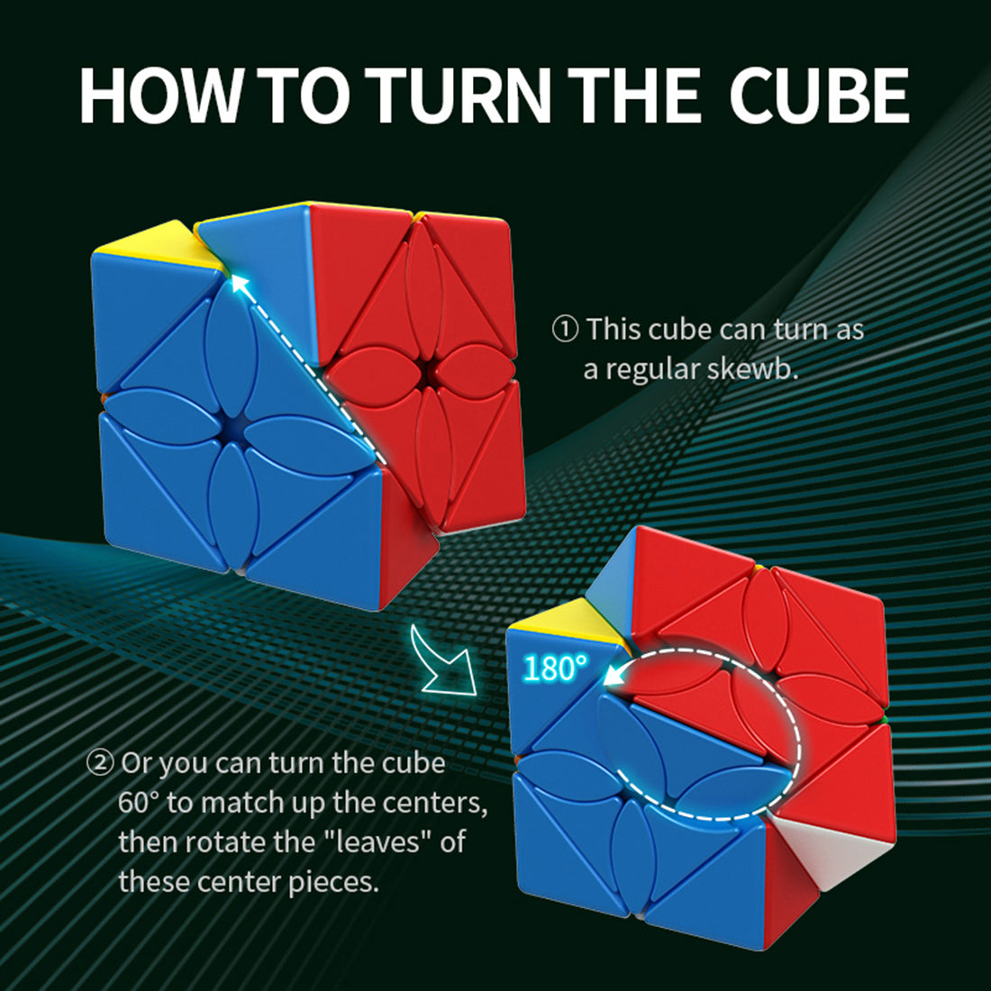 Maple Leaves Skewb - Cubewerkz Puzzle Store