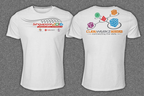 Cubewerkz Official T-Shirt: Singapore Open 2016 - Cubewerkz Puzzle Store